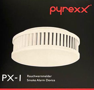 Rauchwarnmelder Pyrexx PX-1: Der Qualitätsrauchmelder PX-1 basiert auf einer Bi-Sensor-Prozes-sor-Technologie, welche zuverlässig Rauch und/oder Hitze detek-tiert und somit vor Bränden aller Klassen warnt.; CHF 41.-